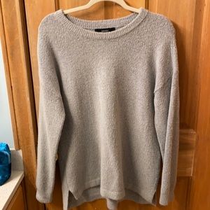 knit long oversized sweater